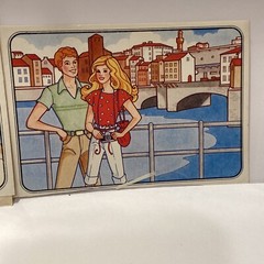 5 Vintage 1983 Barbie Stickers Topps Italy – # 175, 176, 22, 194 & 195 Mattel