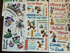 Vintage Sandylion Stickers Mickey Mouse Minnie Goofy Lot Journal Scrapbook New