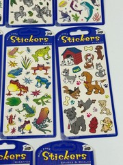 11 Animals & Ocean Life Sticker Sheets Mello Smello Sharks Kittens Puppies NOS