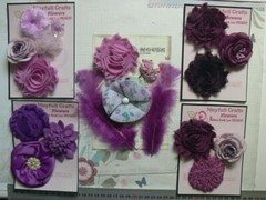 PURPLE VIOLET LILAC Mix – 20-70mm – 5 Colour Design Pk Choice H2-2