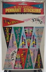 Vintage Eureka Stickers Pennant School Work Encouragement. 96 stickers NIP G1