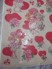 Vintage NEW American Greetings Forget Me Not Peppermint Rose Scented Stickers