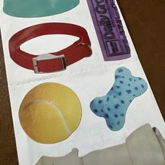 DOG TOYS Stickers Frances Meyer Puppy Bone Collar Tennis Ball Dog Food Bark