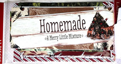 K&Company Natural Holiday Labels Christmas 2015 Peppermint Cozy Cheer 13 pc