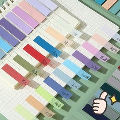 Colourful Index Tabs Translucence Sticky Note Adhesive Sticky Pad Memos Pad