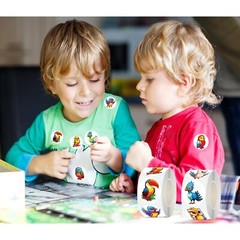600 Bird Stickers 1.5” Round for School Rewards & Crafts