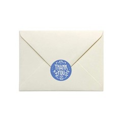 500Pcs/Roll 12 Styles Round Thank You Stickers Wedding Gift Packaging Seal Label