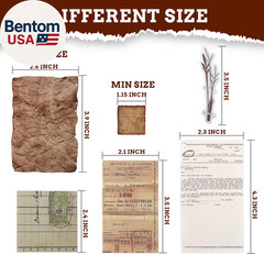 445 PCS Vintage Scrapbook Paper Journaling Scrapbooking Supplies Kit Aesthetic D
