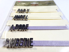 Moveable Baby Angel Metal Charms Ribbons Creating Keepsakes Scrapbook DIY RARE