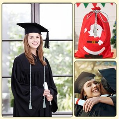 2026 Graduation Honor Cords 68 Inch Light Blue White Tassel Rope Bachelor Gown