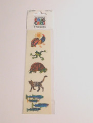 Mrs. Grossman’s Stickers Lot 1 Strip ~Eric Carle Rooster Frog~ New Package RARE
