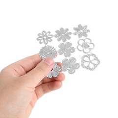 2 Pcs Metal Cutting Dies Shapes for Scrapbooking Tools Paper Crafts