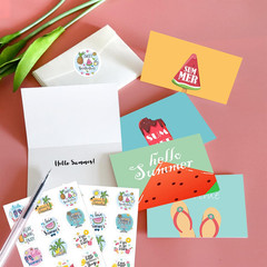 360PCS Summer Stickers for Kids, Individual Cute Hello Summer Beach Watermelon B