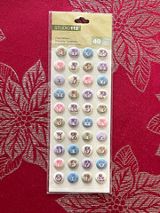 Only 1- Alphabet Letters Puffy Dimensional Stickers- K & Company – FREE SHIPPING