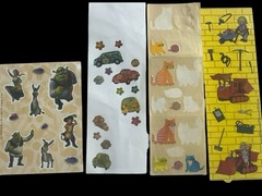 HUGE Vtg Sticker Lot Sandylion Hallmark Mello Smello Hambly Stickopotamus & MORE