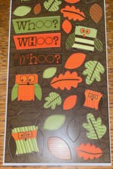 Reminisce Enchanted Autumn Owls Leaves Self Adhesive Die Cut Scrapbook Stickers