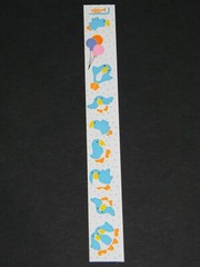 Vintage Toots 1982 BLUEBIRDS Sticker Strip by Cardesign #MUS 138 Blue Bird