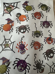 Lot of 3 New Vintage 2000s Michaels Stores Halloween Sticker Packs 126 total