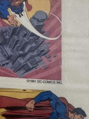 Pack of Vintage 1992 SUPERMAN Stickers SEALED 4 Sheets American Greeting