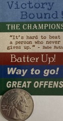 BASEBALL PHRASE Stickers(19pc) •Game•Players•MVP•Victory •Home Team•Card Making•