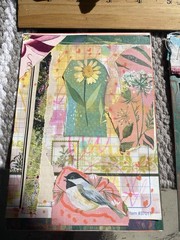 Unique Handmade Ephemera, Scrapbook,Junk Journal,tag,embellishment Mixed Media