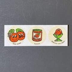 CTP 1981 Scratch and Sniff Sticker MATTE Strip ORANGE