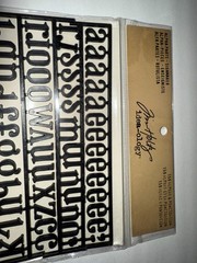 Tim Holtz Idea-ology Lot of 7 Kraft Resistance Chipboard Letters And Digits Alph