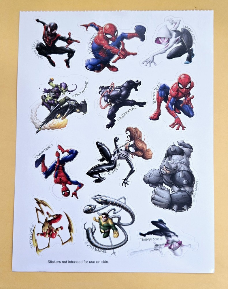 Spider-Man/ Spidey Sticker Sheet