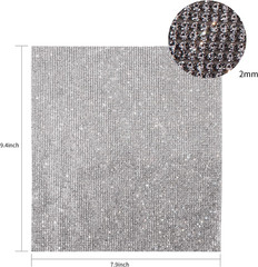 Bling Crystal Rhinestone Sheets Self Adhesive, Glitter Rhinestone Sheet for Car