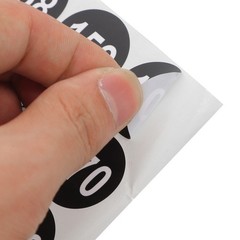 4 Sheets Small Numbers Stickers Shipping Supplies Vinyl 1-20 Cutouts