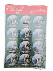Sealed Vintage Hallmark Thomas Kincade Seals Sticker Pack