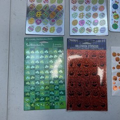 Lot Of Holiday Stickers Christmas Halloween Easter St Patrick’s Day