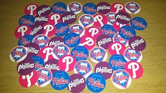 SET of 100-1″ PRECUT «PHILADELPHIA PHILLIES» Bottle cap images. We cut for you!!