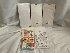 4 Pkgs Chipboard Accents Phrases Scrapbook AND 1 Sticker ~ NEW ~ Various Brands