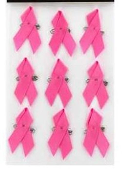 Breast Cancer Pink Awareness Ribbon Stickers