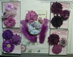 PURPLE VIOLET LILAC Mix – 20-70mm – 5 Colour Design Pk Choice H2-2