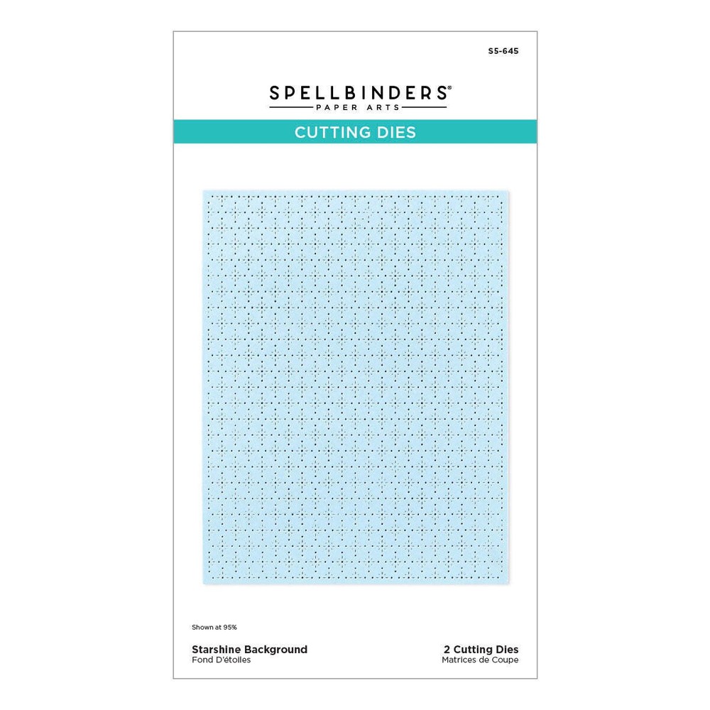 Spellbinders – METAL CUTTING DIE – STARSHINE BACKGROUND – S5-645