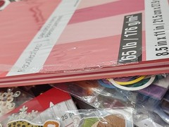 Lot Of Scrapbooking Supplies Crafting, Stickers Card Stock