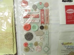 RECOLLECTIONS FELT FUSION CRAFT BUTTONS STICKERS & TRIMS 12 CT LOT NWT #15 CR32