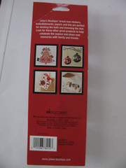 Jolee’s Holiday BROWN & WHITE Gem Centers Fabric Flowers 4 Pieces NEW