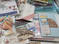 Lot Of Scrapbooking Supplies Crafting, Stickers Card Stock