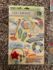 Travel Vacation Scrapbook Stickers Outdoors Cruises Destinations Beach Summer