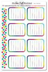 Full Box Planner Stickers for Diary Calendars, Journals and Scrapbooking