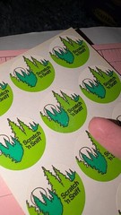 Vintage Stickers Scratch N Sniff Matte 3M Pine Trees Sheet READ