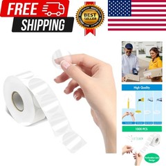 1000 PCS Round Clear Seal Stickers, Transparent Envelope Mail Wafer Seal Self…