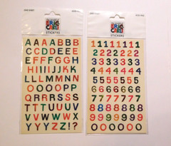 Mrs Grossman’s Lot of 2 Sheets New in Package ~Eric Carle ABC 123~HTF RARE
