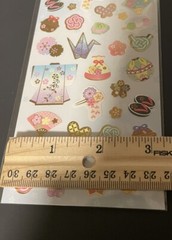 DAISO Japanese stickers Kawaii 👘🪭 Japan