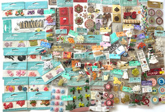 LOT #305 – 100 RARE ONLY JOLEE’S EK SUCESS 3D STICKERS & EMBELLISHMENTS