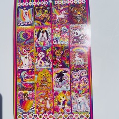 Lisa Frank Sticker Book Over 600 Stickers Rainbow Retro 90’s 80’s Colorful NEW