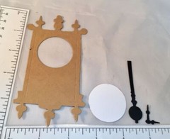 Tim Holtz Die Cuts * Wall Clock * Eight Sets * Kraft Cardstock * Cool Clock!